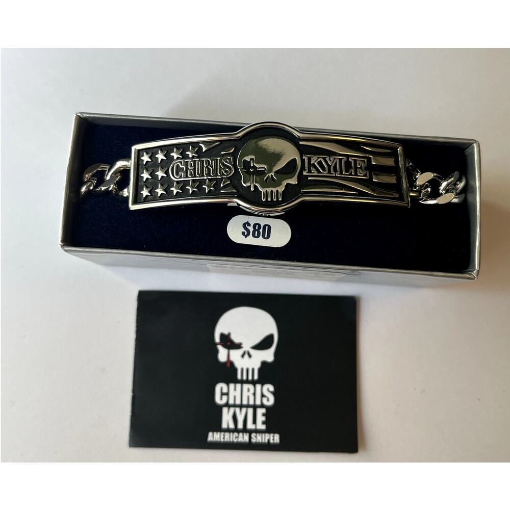 My Duty Chris Kyle Link Bracelet By Montana Silversmiths New